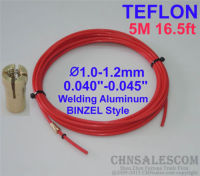 Chnsalescom Binzel สไตล์ Mig Mag Ptfe Liner 1.0-1.2ตัวเชื่อมต่อการเชื่อม5M 16.5ft