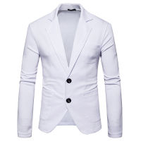 Mens Knitting Suits Blazers 2018 Fashion Casual Slim Fit Single Breasted Two Button Suit Blazer Jacket Men Terno Masculino 2XL