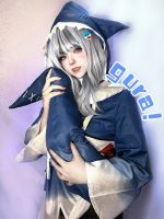 Hololive Gawr Gura Cosplay Christmas Eng Shark Anime Cosplay Outfits Youtuber Funny Clothes Halloween Party With Tail For Girl