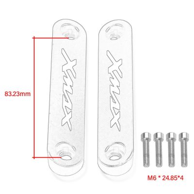 “：{}” For Yamaha XMAX X-MAX 125 250 300 400 2017-2023 2022 Motorcycle Front Axle Coper Plate Decorative Cover XMAX125 XMAX250 XMAX300