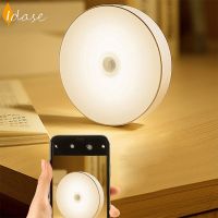 Motion Sensor Light USB Night Light Bedroom Decor Wireless LED Wall Lamp for Kitchen Stairs Hallway Cabinet Closet Wardrobe Ceiling Lights