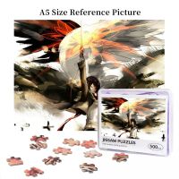 Mikasa Ackerman Attack On Titan Wooden Jigsaw Puzzle 500 Pieces Educational Toy Painting Art Decor Decompression toys 500pcs