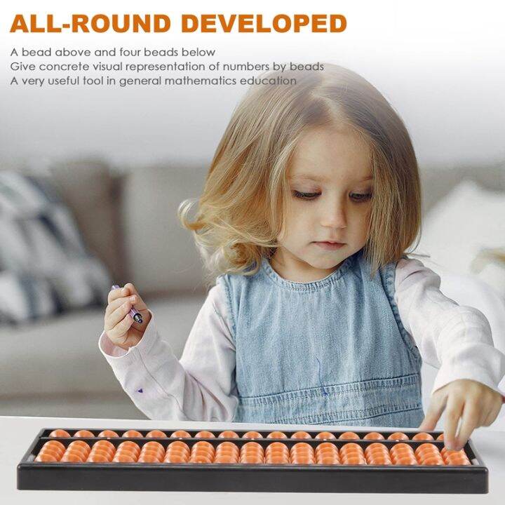 Plastic Abacus Arithmetic Abacus Kids Calculation Tool 17 digits Lazada