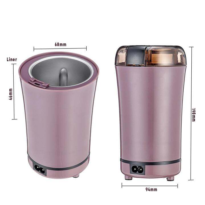 เครื่องบดถั่วเครื่องเทศสมุนไพรเครื่องบดถั่วกาแฟไฟฟ้า400w-220v-พร้อมใบมีดสแตนเลสเวอร์ชันยุโรป