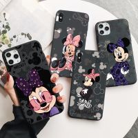 [ข้อเสนอพิเศษ]เคสมิกกี้เมาส์ดิสนีย์เคสซิลิโคนสำหรับ iPhone 11 12 13 14 Pro Max 7 8 6S 6 Plus 12Mini XR Xs X SE 3 2020ฝาครอบ2022