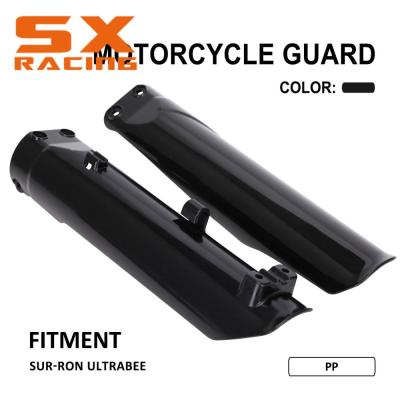 ชิ้นส่วนรถจักรยานยนต์ด้านหน้าโช้คอัพป้องกันฝุ่นสีดำสำหรับ Sur Ron Sur-Ron Surron UltraBee Ultra Bee Dirt Bike