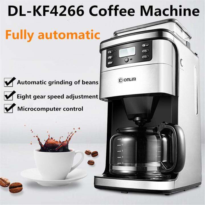 Donlim DLKF4266 220V 900W 1.5L Fully Automatic Espresso Coffee Maker