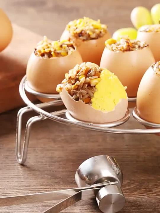 Kitchen Gadgets Accessories Stainless Steel Egg Topper Cutter