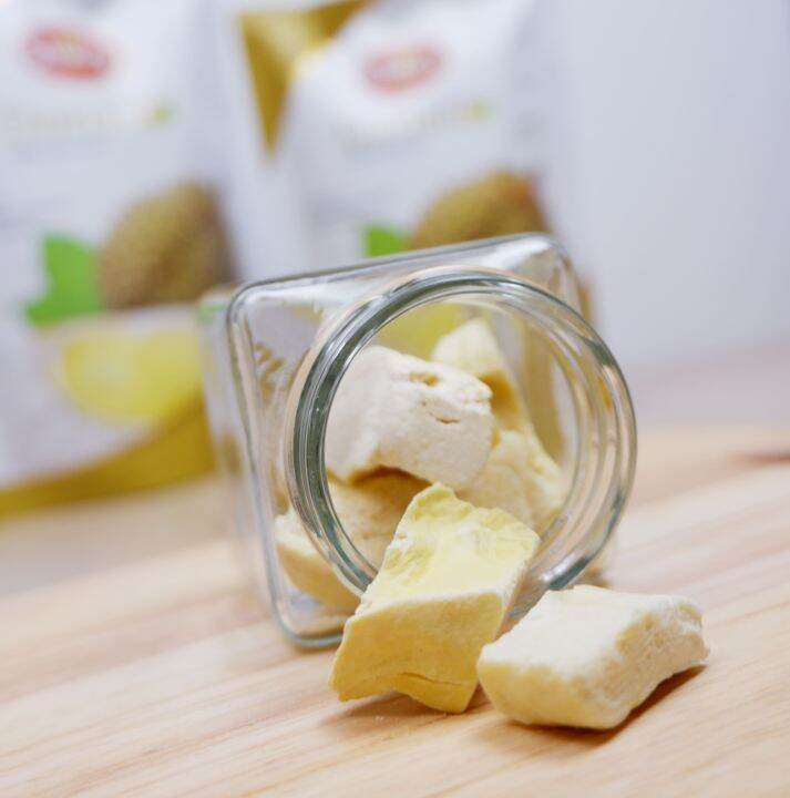 starry-freeze-dried-fruit-durian-ทุเรียนฟรีซดราย-ทุเรียนอบกรอบ-ตรา-สตาร์รี-50g-x-3-fruit-snack