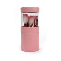 Empty Makeup Brush Storage Box Cosmetic Organizer Makeup Brush Barrel Holder Lipstick Tweezer Eyebrow Pencil Storage Container