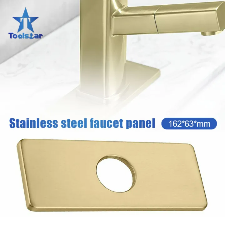 Toolstar Faucet Plate Hole Tap Cover Deck Plate Stainless Steel Bathroom Kitchen Sink Lazada PH