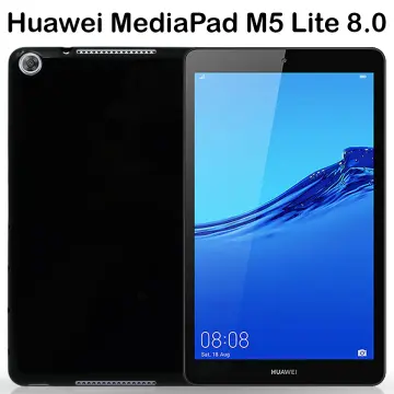 For Huawei MediaPad M5 Lite 8.0 JDN2-L09 Front Screen Outer Glass Lens  (Black)