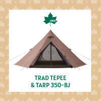 LOGOS Trad Tepee &amp; Tarp 350-BJ เต็นท์กระโจม พร้อมฟลายชีท (สำหรับครอบครัว)