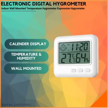 Mini Hygrometer Indoor Thermometer Accurate Humidity Gauge Room Thermometer  for Home Garage Greenhouse - China Indoor Hygrometer Thermometer, Digital  Thermometer