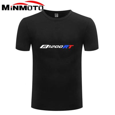 For BMW R1200RT R 1200RT R1200 RT T Shirt Men New LOGO T-shirt 100 Cotton Summer Short Sleeve Round Neck Tees Male