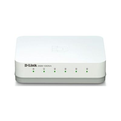 SWITCH (สวิตซ์) D-LINK รุ่น DGS-1005A (DGS-1005A/E) 5 PORTS GIGABIT ประกันตลอดการใช้งาน