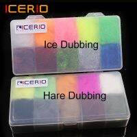 【hot】❣◇ ICERIO10 Colors Dub Kit-Ice Dub/Hare Set Synthetic Fly Tying Material Czech scud Nymphs Streamers Lures