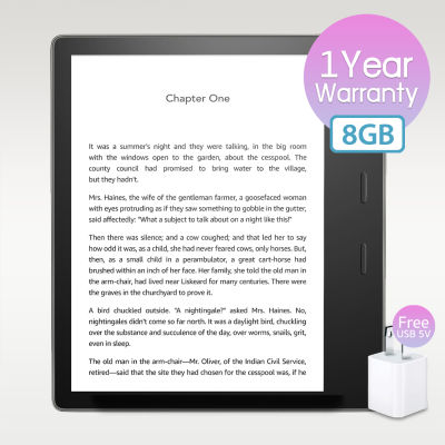 Kindle Oasis (2019) Wi-Fi E-reader 8GB 7-inch สี Grarphite รุ่นปัจจุบัน +Free USB Charge รับประกัน 1ปี พร้อมส่ง