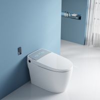 [COD] Household ultraviolet automatic flip foot feeling flush smart toilet without water pressure limit foam