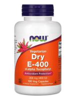 NOW Foods, Vegetarian Dry E-400, 268 mg (400 IU), 100 Veg Capsules