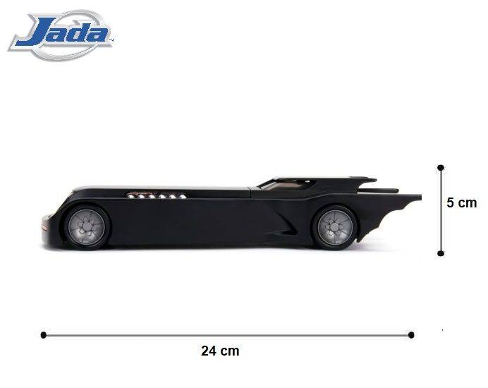 โมเดลรถของเล่น-jada-toys-no-30916-batman-the-animated-series-batmobile-อัตราส่วน-1-24-พร้อมฟิกเกอร์-batman-รถเหล็ก-สวยสมจริงน่าเก็บ-สะสม