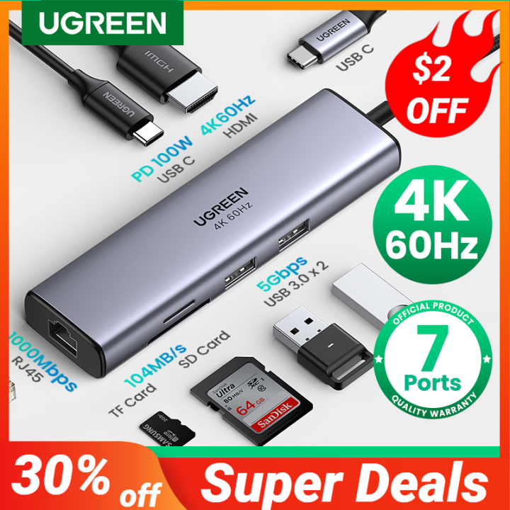 USB C To HDMI Adapter, Type C To 4K HDMI Adapter With 100W PD & USB 3.0 Port Multiport Digital AV Converter For MacBook Pro/air, IPad Pro/air, IPhone 15, Tablets, Switch