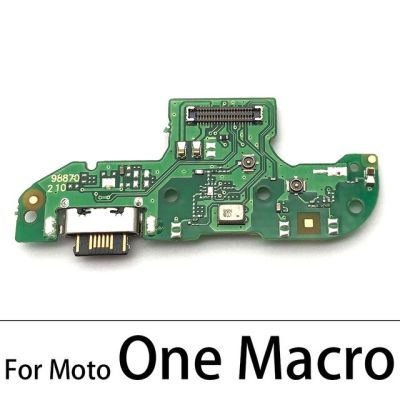 Usb ชาร์จพอร์ต Dock Charger Connector สายเคเบิล Flex สำหรับ Motorola Moto One Vision/one Action Macro Fusion Hyper Power