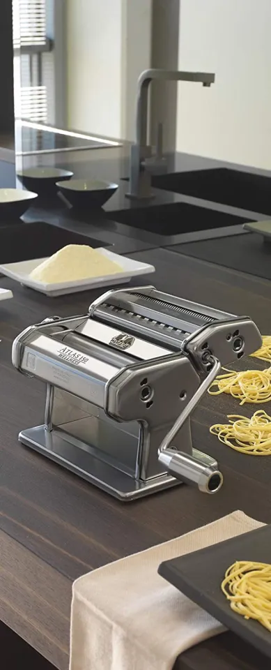  Marcato Atlas Pasta Machine, Made in Italy, Black