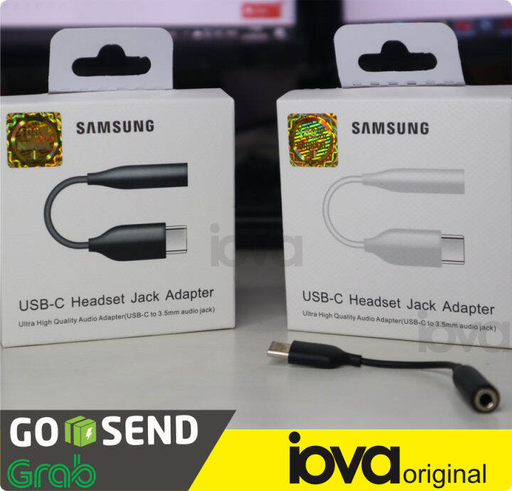 Adapter converter headset samsung Usb type c to jack audio 3.5mm Ori