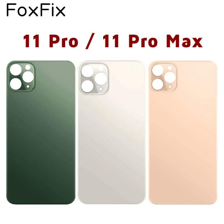 foxfix-back-glass-replacement-for-iphone-11-11-pro-max-battery-cover-back-glass-panel-rear-door-housing-case-repair-parts-replacement-parts