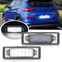 2pcs Led License Number Plate Light For Hyundai Tucson 2019 2020 Kia Sportage 2017-2021 Error Free Tail Lamp Bulbs number light Bulbs  LEDs HIDs