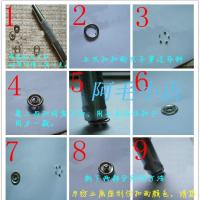 100 Sets Silver 9.5mm Metal Copper Prong Snap Buttons Fasteners Press Studs Poppers With Hand press punch tool