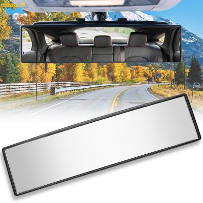 270มม. 300มม. Auto Assisting Mirror รถบรรทุกภายใน Anti-Glare มุม Panoramic กระจกมองหลังกระจกนูนพร้อมคลิปแบน Universal