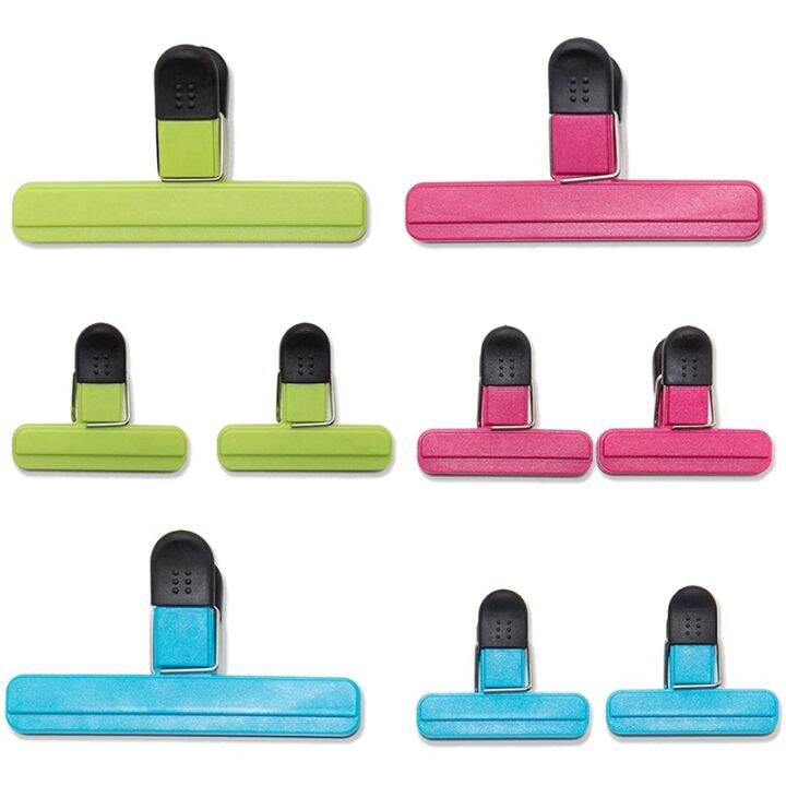 9 Pack Chip Clips Food Bag Clips Kitchen Clips Chip Bag Sealing Clips