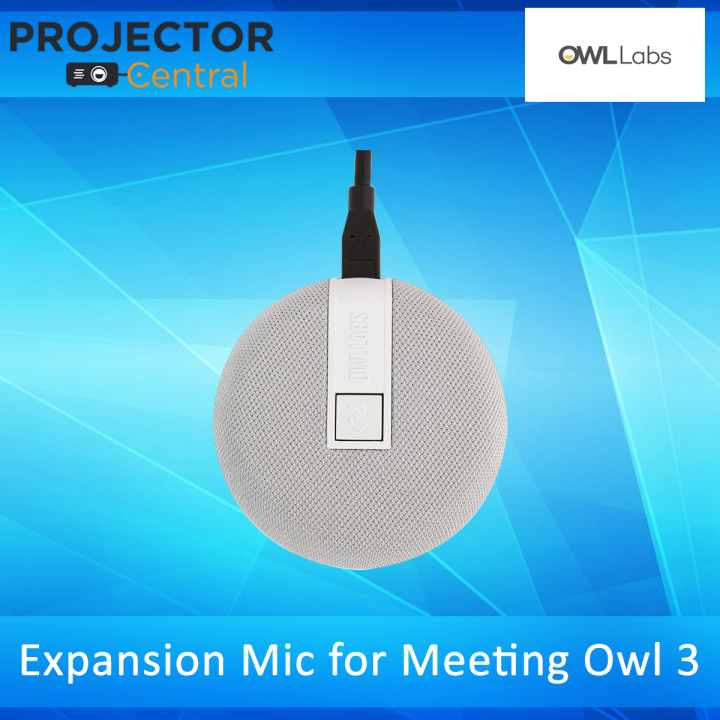 Owl Labs Expansion Mic for Meeting Owl 3 Extend Audio Reach in Larger