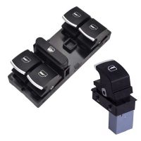 Black 5Nd959857 5Nd959855 Power Main Window Switch Button For VW Jetta III 6 Golf GTI 5 6 Tiguan Passat B6