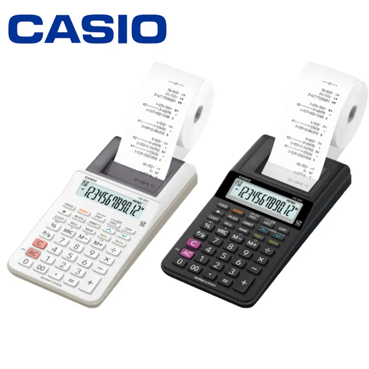 HR8RC CASIO Printing Calculator (Reprint & Check) เครื่องคิดเลขแบบ
