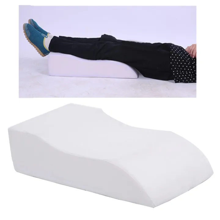 Baosity Leg Elevation Pillow Foam Bed Wedge Legs Bolster Elevator Easy ...