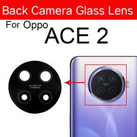 【☸2023 New☸】 tong0 เลนส์กระจกกล้องถ่ายรูปหลังสำหรับ Oppo Reno 3 Pro 4 Pro 5 Pro Plus Ace 2 5G อะไหล่สติกเกอร์เลนส์กล้องด้วยด้านหลังหลัก