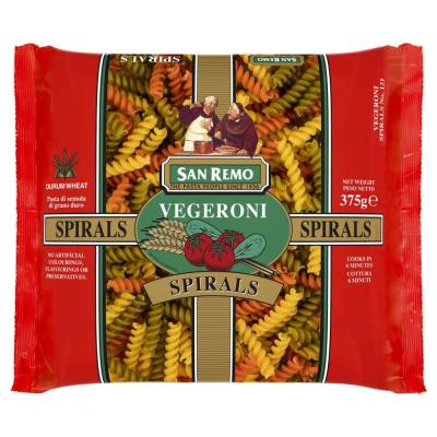 San Remo Vegeroni Spirals  No.121 375g ซานรีโม่เวจเจอโรนี่ สไปรัล เบอร์ 121 ขนาด 375 กรัม (3220)