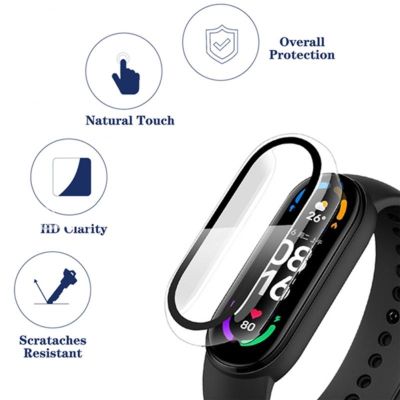 ⊙ Case Film Full Protective Cover For Xiaomi Mi Band 7 Scratch Resistant Screen Protector Shell For Xiaomi Mi Band 7 Smart Watch