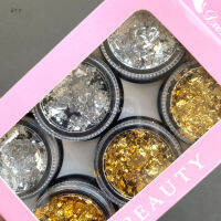 ฟอย์แต่งเล็บ แบบละเอียด 6 ชิ้น (A90)