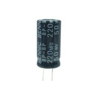 BENNIC Capacitor C 220uf/50V BP คาปาซิเตอร์ ตัวเก็บประจุ ตัวซี C 220MFD 50V BP