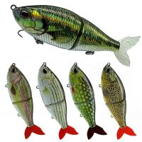 Hard Plastic Lure Rattled Soft Tail Slow Sinking Swimbait Suspending Fishing Jointed lure Swim Bait Unpainted Lure Blanks