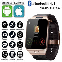 DZ09 Smart Watch IP67 Bluetooth Music Smartwatch Camera With SIM Card Call Smart Watch Men Women Reloj Inigente For Android