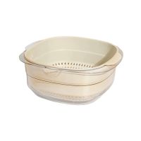 【CW】 Multifunction Fruit Drain Basket Vegetables Washing Bowl Detachable