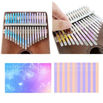 ：《》{“】= Kalimba Scale 17 Key Sticker Percussion Parts Accessories For Learner Musical Instrument Kit