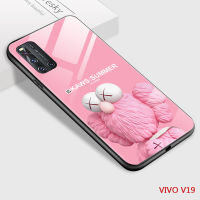 เคสโทรศัพท์ เคส Vivo V19 กรณีโทรศัพท์เคสโทรศัพท์ เคสสาวผู้หญิงแฟชั่นแบรนด์ฉบับบางกระจกนิรภัยที่ครอบคลุมกรณี