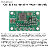 payoupangq5?Gift?Cheap? โมดูลปรับกำลังไฟได้ CA1235 CA-1235โมดูลจ่ายไฟฟ้า1.25v 1.5 1.8 2.5 3.3เอาต์พุต5-16v อินพุต step-down