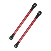 2Pcs Aluminum Pushrod Link Rod 5318X 5318 Red-Anodized for 1/10 Traxxas E-Revo Summit Revo RC Car Upgrade Parts